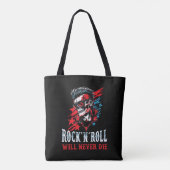 Rock en Roll Tote Bag (Achterkant)