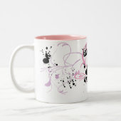 Rock en Roll Tweekleurige Koffiemok (Links)