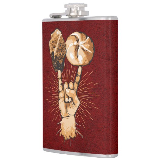 Rock- en Rollflessen Heupfles (Links)