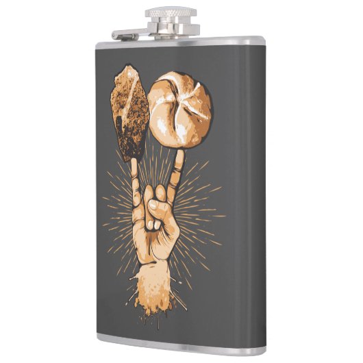 Rock- en Rollflessen Heupfles (Links)