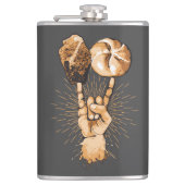 Rock- en Rollflessen Heupfles (Voorkant)