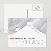 Rock- en RollHall van Fame Cleveland-Briefkaart Briefkaart (Voorkant / Achterkant)