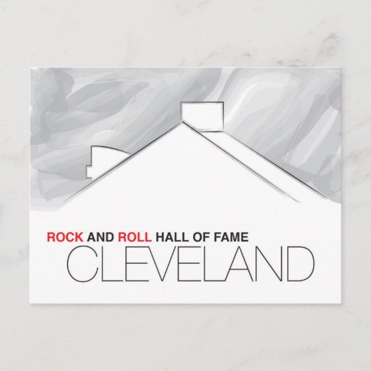 Rock- en RollHall van Fame Cleveland-Briefkaart Briefkaart (Voorkant)