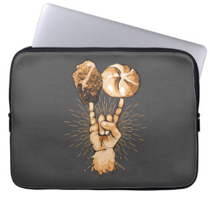 Rock- en Rolllaptophoes Laptop Sleeve