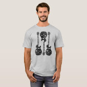 Rock- en Rolltekstontwerp T-shirt (Voorkant volledig)