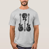 Rock- en Rolltekstontwerp T-shirt (Voorkant)