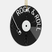 Rock- en Rollvinylplaat Keramisch Ornament (Rechts)