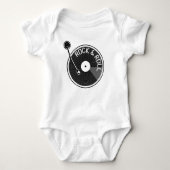 Rock- en Rollvinylplaat Romper (Voorkant)