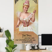 ROCK EN RYE TONIC PATENT MEDICINE 1888 POSTER (Thuiskantoor)