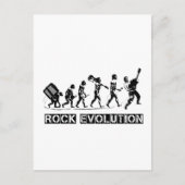 Rock Evolution grappig ontwerp Briefkaart (Voorkant)