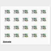 Rock Ewe als een orkaan Ronde Sticker (Vel)