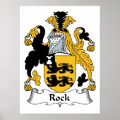 Rock Family Crest Poster (Voorkant)