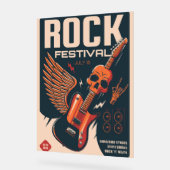Rock festival acryl bord (Hoek)