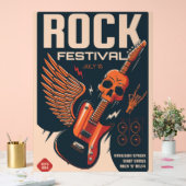 Rock festival acryl bord (Huwelijk)