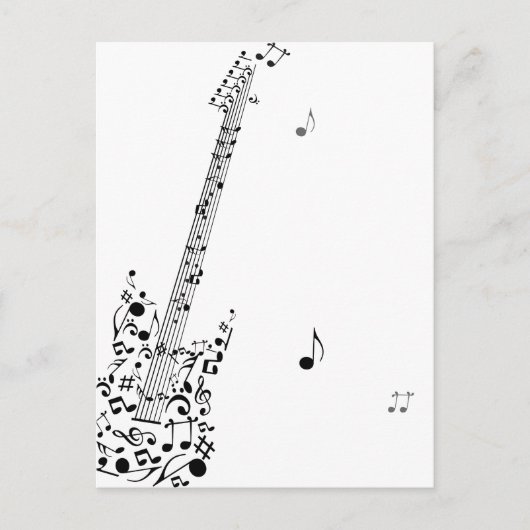 Rock festival briefkaart (Voorkant)