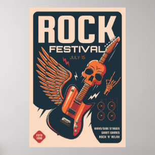 Rock festival poster
