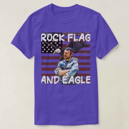 Rock Flag en Eagle T-shirt (Design voorkant)
