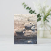 Rock Footprint Briefkaart (Staand voorkant)