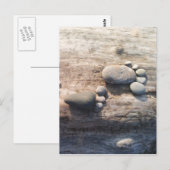 Rock Footprint Briefkaart (Voorkant / Achterkant)