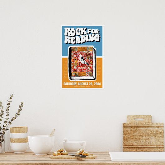 Rock for Reading Poster (Keuken)