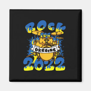 Rock For Ukraine Drumstel Instrument Oekraïense Vl Magneet