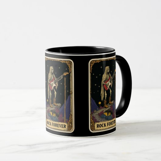 Rock Forever Music Mug Mok (Voorkant rechts)