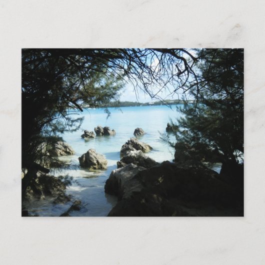 Rock-formatie bij de Grotto Bay Briefkaart (Voorkant)