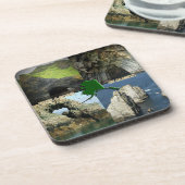 Rock-formaties en grotten in Alaska Collage Bier Onderzetter (Linkerzijde)