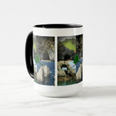 Rock-formaties en grotten in Alaska Collage Mok (Voorkant links)