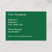 Rock-formaties en grotten in Alaska Collage Visitekaartje (Achterkant)