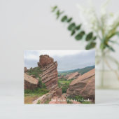 Rock-formaties en Rigges omringend Red Rocks Briefkaart (Staand voorkant)
