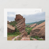 Rock-formaties en Rigges omringend Red Rocks Briefkaart (Voorkant / Achterkant)