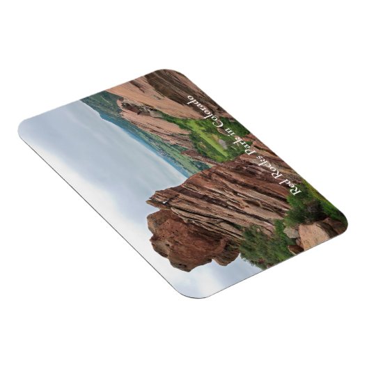 Rock-formaties en Rigges omringend Red Rocks Magneet (Rechterzijde)