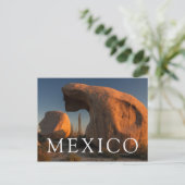 Rock formaties op zonsondergang briefkaart (Staand voorkant)