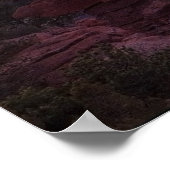 Rock Formations at Sunset Poster (Hoek)