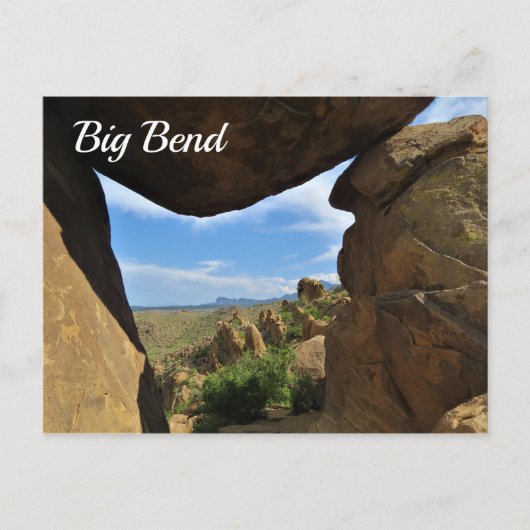 Rock Formations, Big Bend National Park, TX Briefkaart (Voorkant)