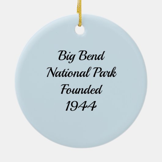 Rock Formations, Big Bend National Park, TX Keramisch Ornament (Achterkant)