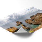 Rock formations in Algarve Poster (Hoek)
