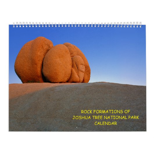 "Rock Formations of Joshua Tree National Park" Kalender (Hoes)