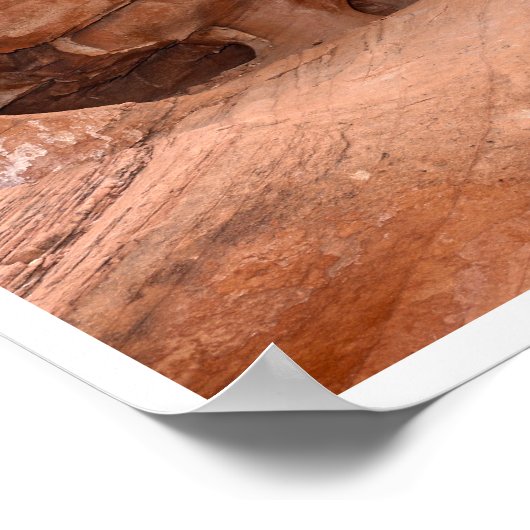 Rock Formations, Valley of Fire State Park, Nevada Poster (Hoek)