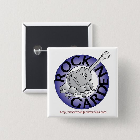 Rock Garden Button (Voorkant /achterkant)
