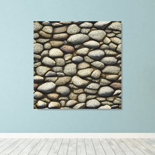 Rock Garden Canvas Afdruk (Insitu (Houten vloer))