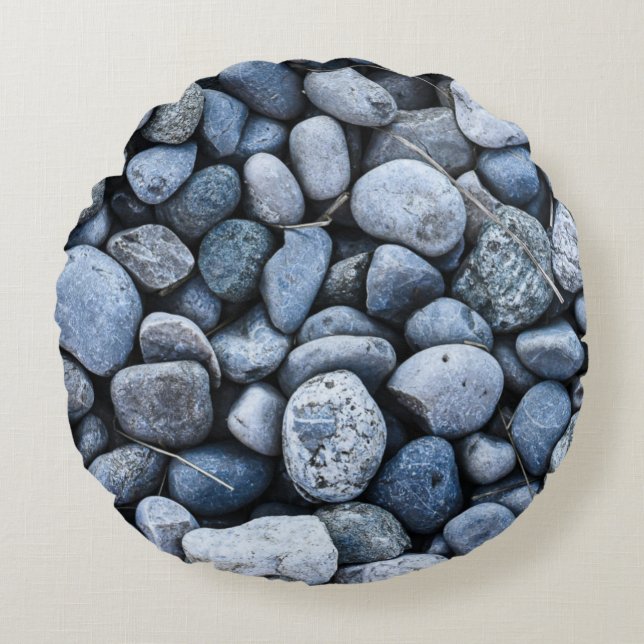 Rock Garden Rond Kussen (Voorkant)
