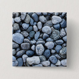 Rock Garden Vierkante Button 5,1 Cm