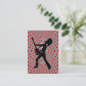 "Rock-gasm" Chubby-kaart Visitekaartje (Staand voorkant)