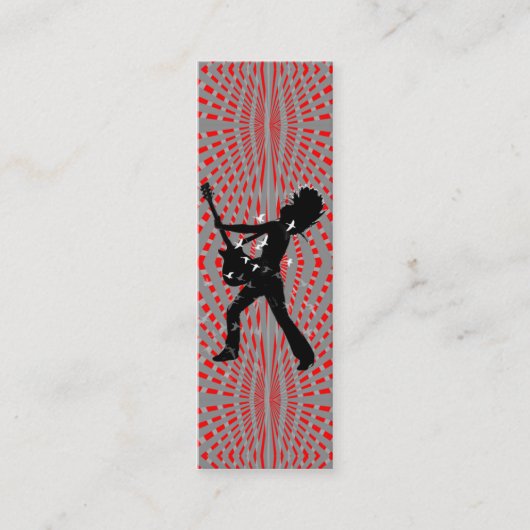 Rock-gassen - Skinny Card Mini Visitekaartje (Voorkant)