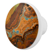 Rock Geometrie Abstracte natuurlijke kunst Keramische Knop (Rechts)