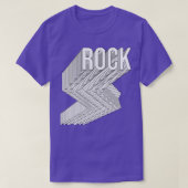 rock geometrisch t-shirt (Design voorkant)