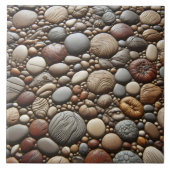 Rock getextureerde Tegel Art Design Tegeltje (Voorkant)