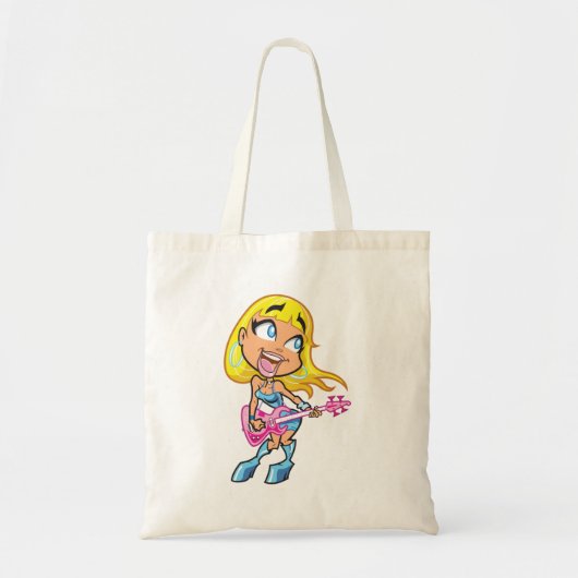 Rock Girl Canvas tas (Voorkant)